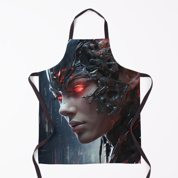 Item preview, Nerdy Cyborg Cyberpunk 2 designed and sold by Red Witch Art.