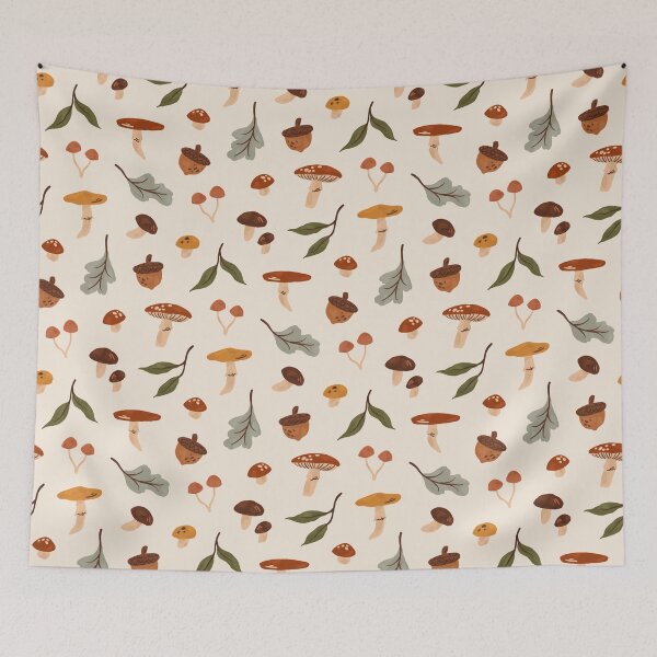 Item preview, Calm Woodland Mushrooms designed and sold by ohjessmarie.