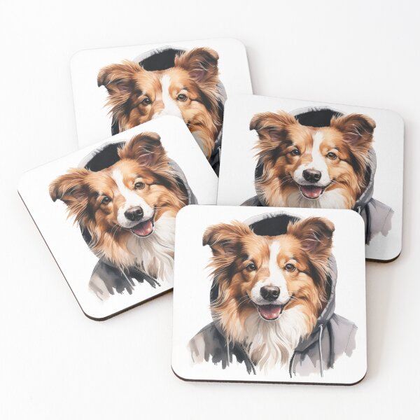 Item preview, Watercolor Shetland Sheepdog in a Hoodie - Choose From 75+ Breeds - Perfect Gift for Dog Lovers and Owners designed and sold by IdeasCabin.