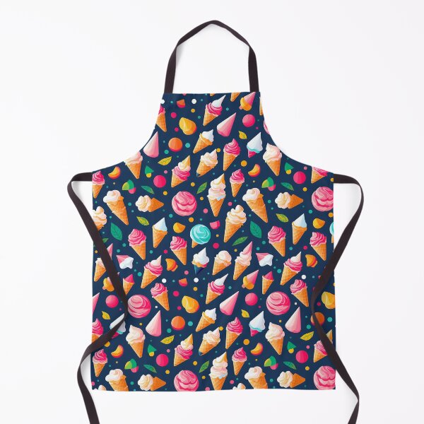 Item preview, Colorful Ice Cream Cones - Seamless Pattern designed and sold by MtWoodsonSales.