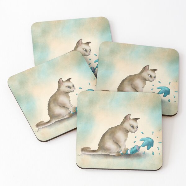 Item preview, Cat in the Palette designed and sold by Isabelle Bouchette-Montigny.