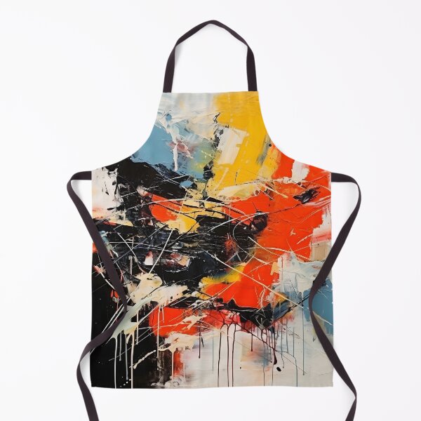 Artikelvorschau, Schwarz/Rot/Gelb Abstraktes expressionistisches Design entworfen und verkauft von dcrc.