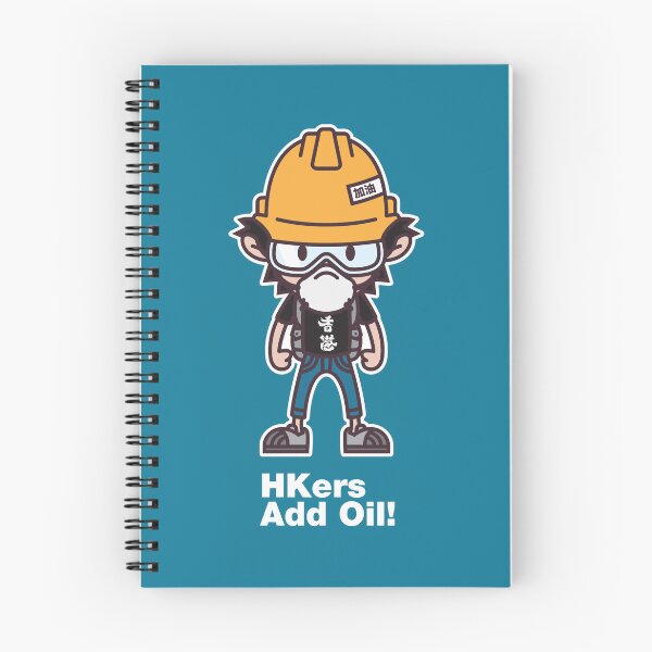 Item preview, HKers Add Oil! (Boy on black background) designed and sold by emerson-hood.