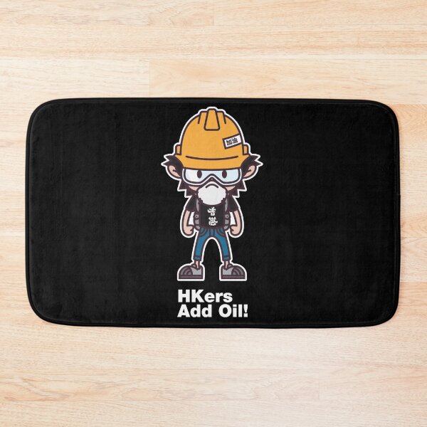 Item preview, HKers Add Oil! (Boy on black background) designed and sold by emerson-hood.