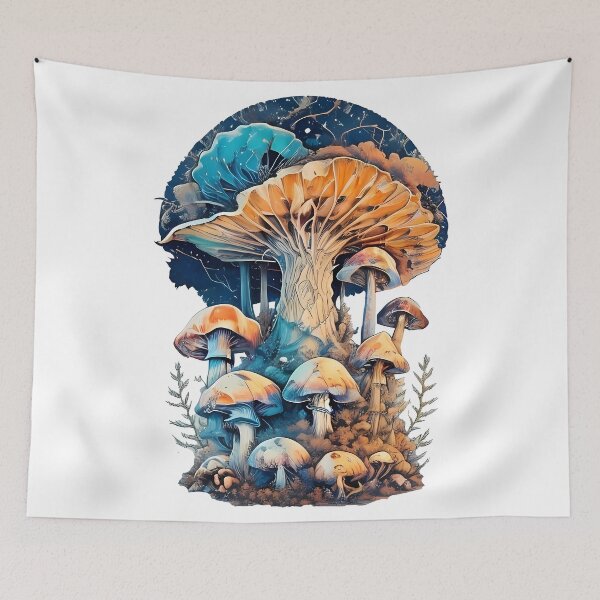 Item preview, Mush 27 A Mushroom Galaxy Bending Space and Time : Thumbprint designed and sold by wojysmokes.