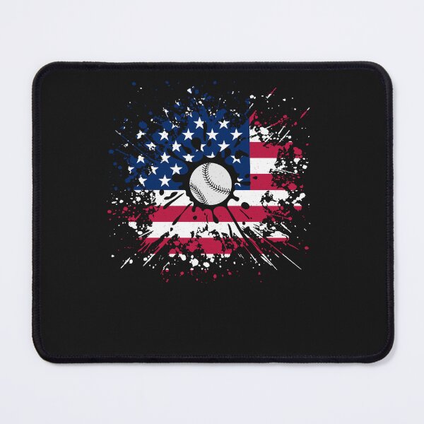 Item preview, Baseball splash with America flag designed and sold by ChrisFeil.