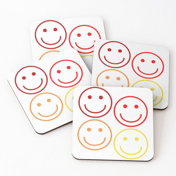 Item preview, Happy Faces Red Orange Yellow designed and sold by kenzixremix.