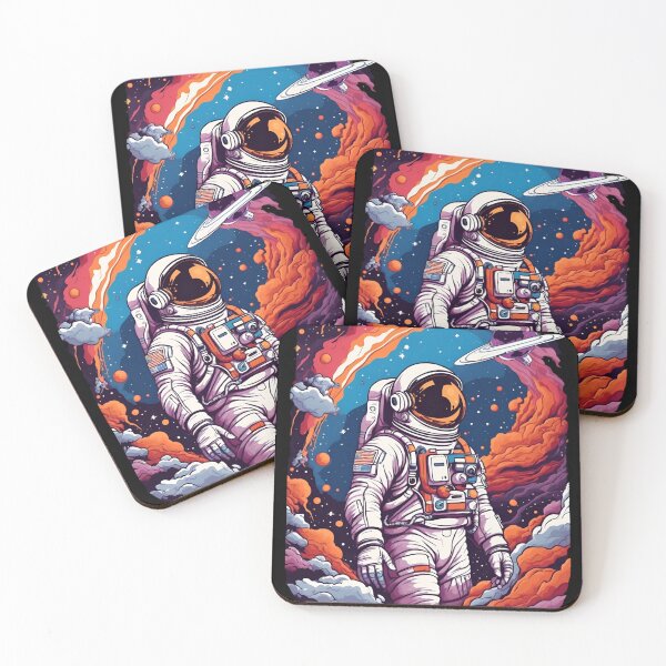 Item preview, Cosmic Wanderer Astronaut Lost in the Galaxy designed and sold by Domy7.