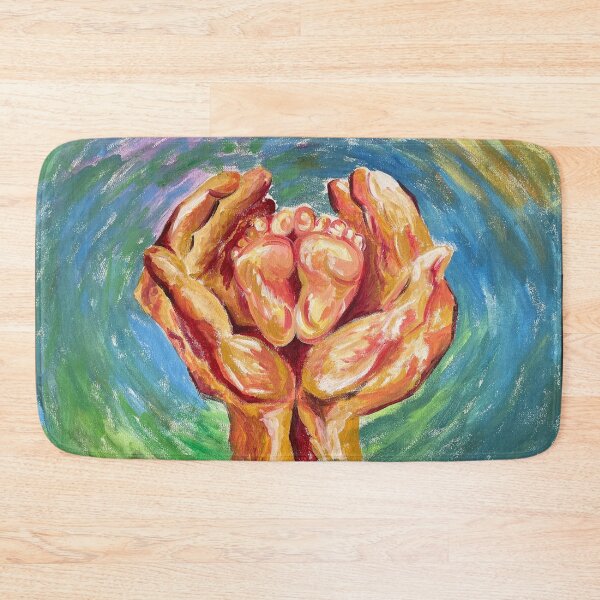 Item preview, In His Hands Acrylic Painting designed and sold by LindenTreeGifts.