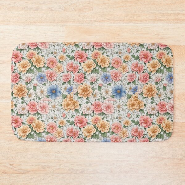 Artikelvorschau, Blumen Aquarell nahtlose Muster. entworfen und verkauft von CCT-Design.