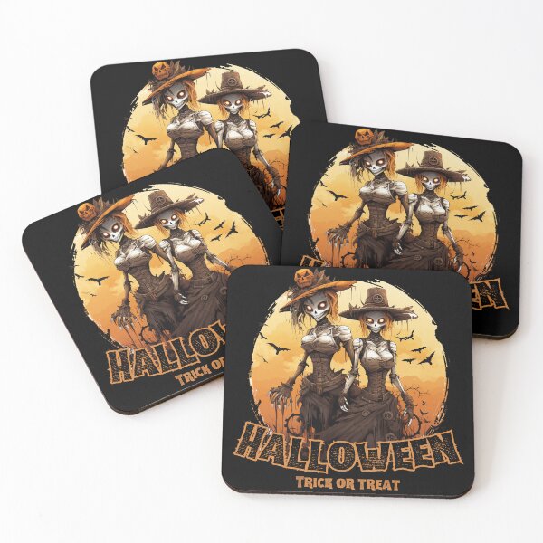 Item preview, Halloween Scarecrow Sisters designed and sold by Devilscrib Design.