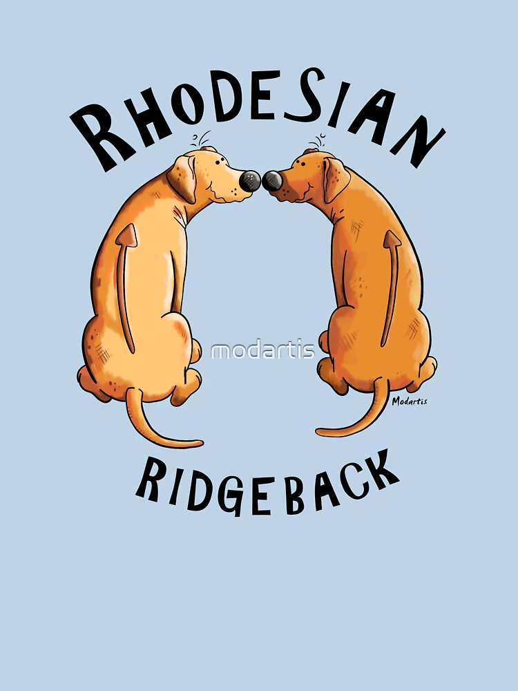Thumbnail 7 of 7, Classic T-Shirt, Two funny Rhodesian Ridgeback Dogs designed and sold by modartis.