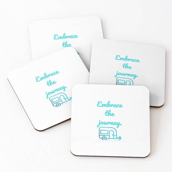 Item preview, "Embrace the journey." designed and sold by Caffeine Chic.