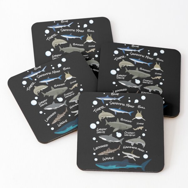 Item preview, Shark Species Shark Fish designed and sold by MooonTees.