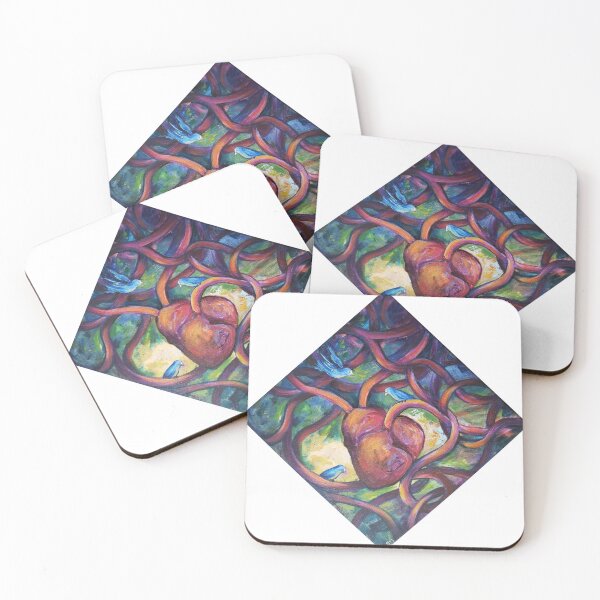 Item preview, Heart with Bluebirds designed and sold by Oceanstarr47.