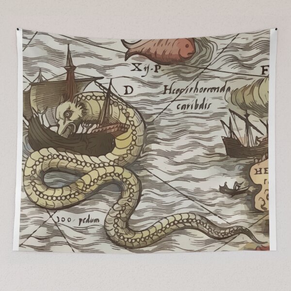 Item preview, Medieval sea monsters designed and sold by Escarpatte.