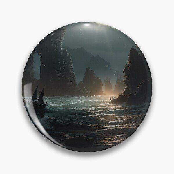 Item preview, Fantasy Coastal Landscape # 4 designed and sold by Demonik-Art.