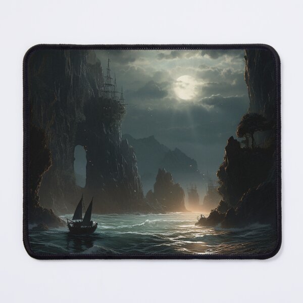 Item preview, Fantasy Coastal Landscape # 4 designed and sold by Demonik-Art.