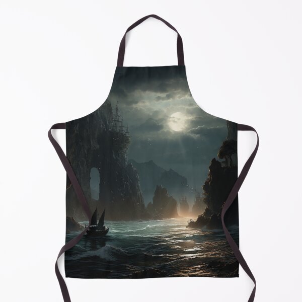 Item preview, Fantasy Coastal Landscape # 4 designed and sold by Demonik-Art.