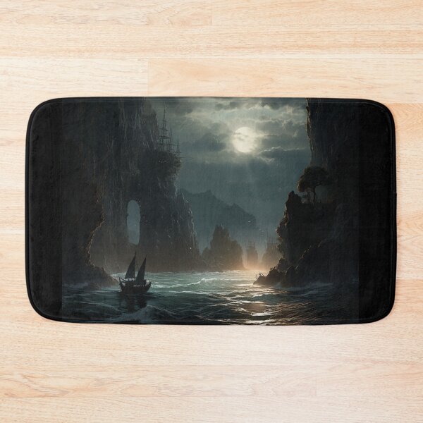 Item preview, Fantasy Coastal Landscape # 4 designed and sold by Demonik-Art.