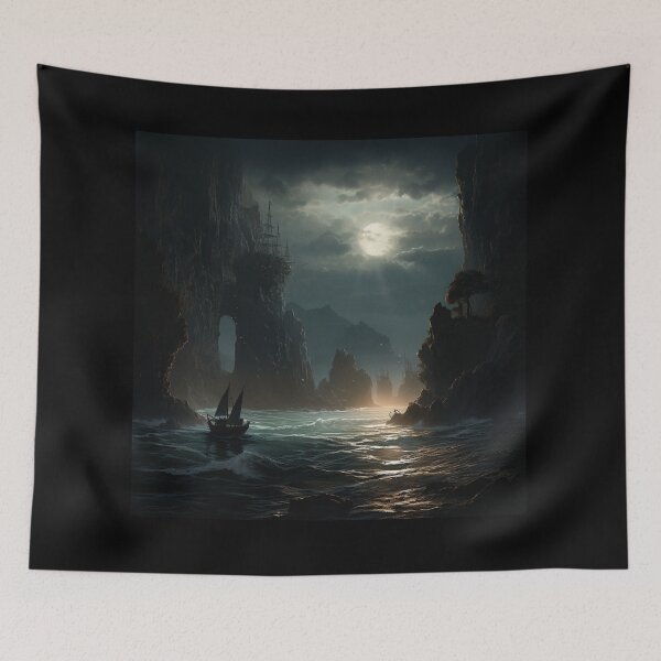Item preview, Fantasy Coastal Landscape # 4 designed and sold by Demonik-Art.