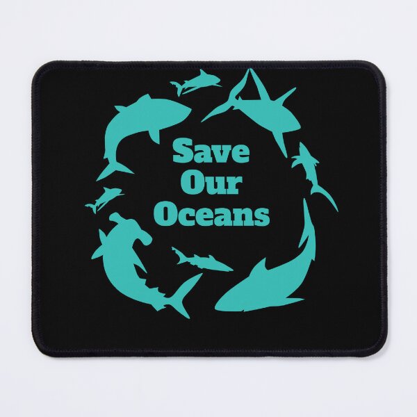 Item preview, Save Our Oceans Shark Shark Fish designed and sold by MooonTees.
