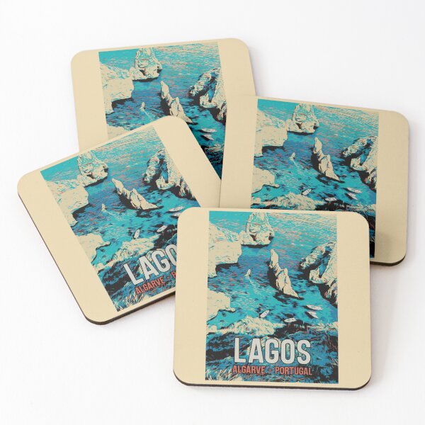 Item preview, Aerial View of Algarve Coast, Lagos, Portugal designed and sold by Lemomo-artworks.