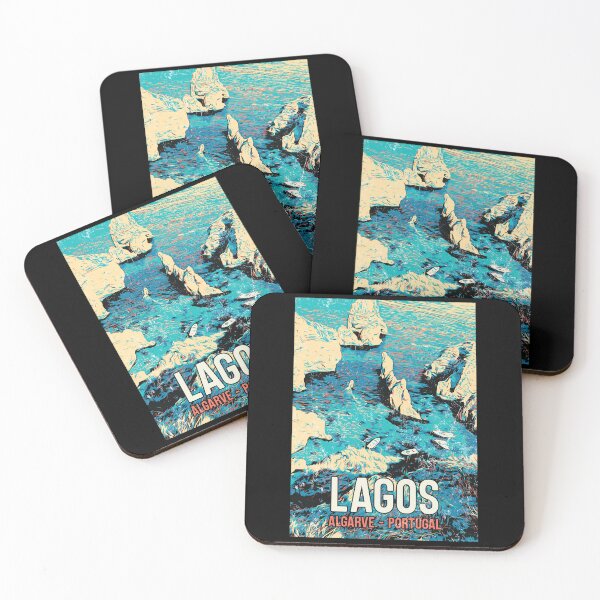 Item preview, Aerial View of Algarve Coast, Lagos, Portugal designed and sold by Lemomo-artworks.