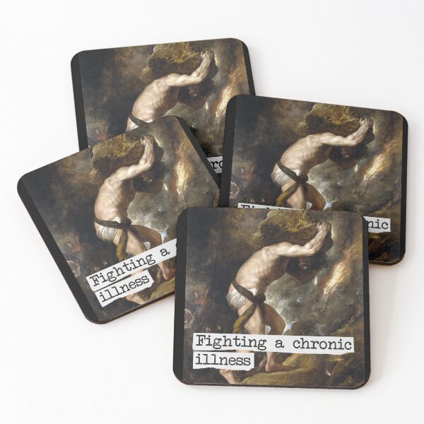 Item preview, Fighting a chronic illness. Sisyphus designed and sold by scientiafemina.