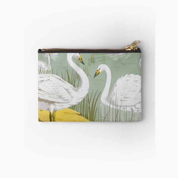 Item preview, Cygne sauvage from Lanimal dans la décoration,swan vintage painting designed and sold by EmeraldeaArt.