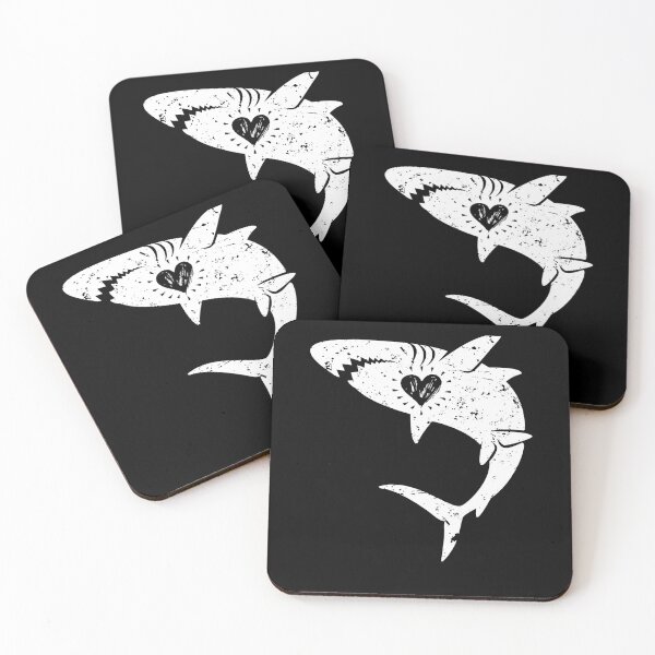 Item preview, Shark Heart Shark Love Fish designed and sold by MooonTees.