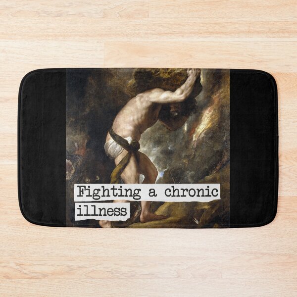Item preview, Fighting a chronic illness. Sisyphus designed and sold by scientiafemina.