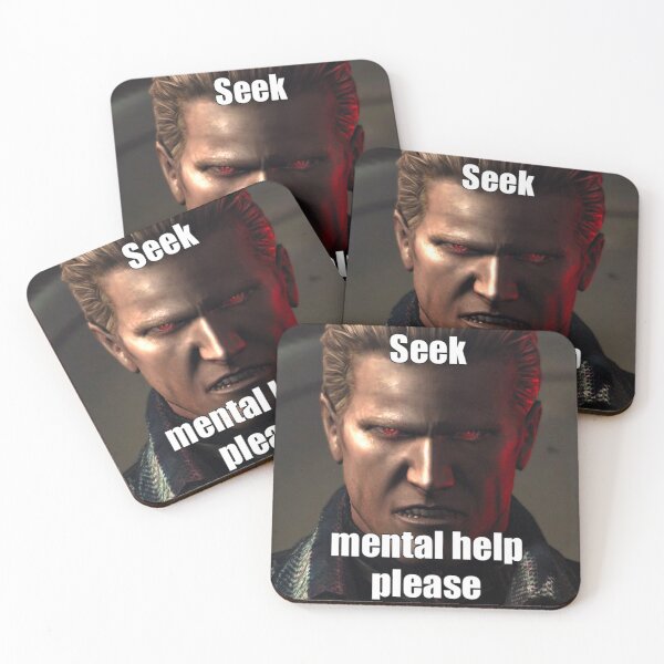 Item preview, Albert Wesker seek mental help please designed and sold by Tjens6789.