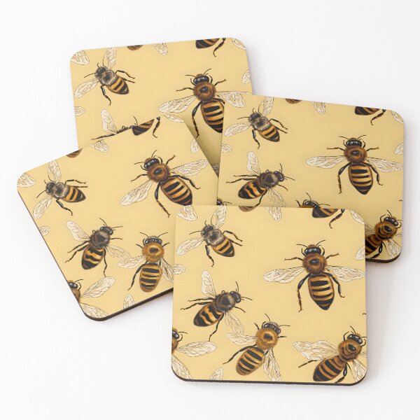 Item preview, Honeycomb and Bee Pattern 19 designed and sold by DigitalPatternx.