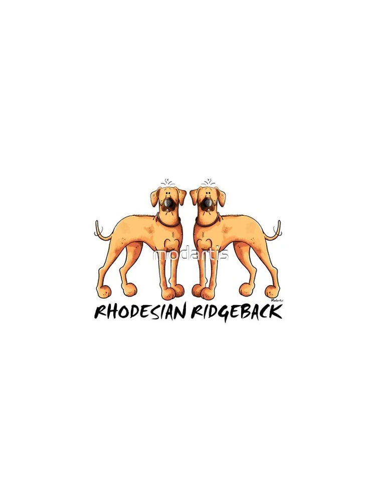 Thumbnail 4 of 4, iPhone Case, Two Cute Rhodesian Ridgeback Dogs designed and sold by modartis.