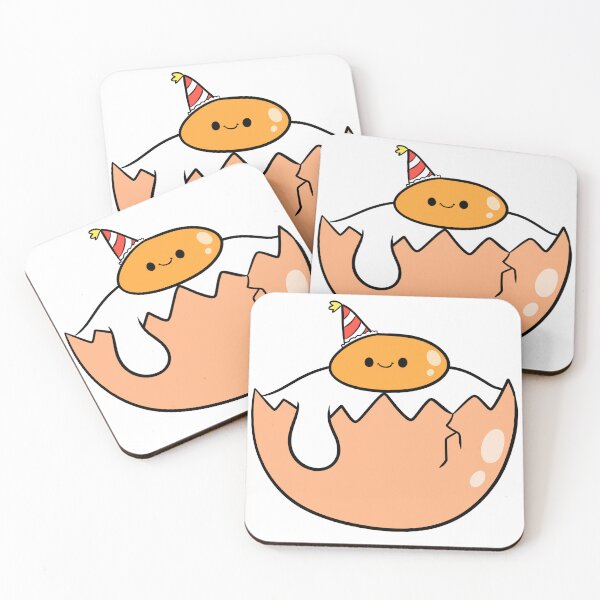 Item preview, Egg Yolk with birthday hat designed and sold by Everwinter.