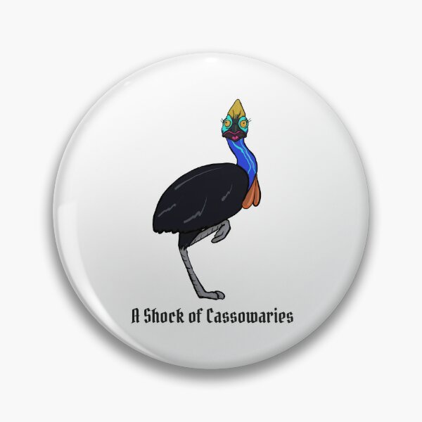 Item preview, A Shock of Cassowaries designed and sold by fourdirtypaws.