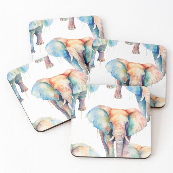Item preview, Drawing of Elephant, Forest, Animal, Pet, Wildlife, Seamless,Pattern, Cute, Sealife, Sand designed and sold by puppynpaw.