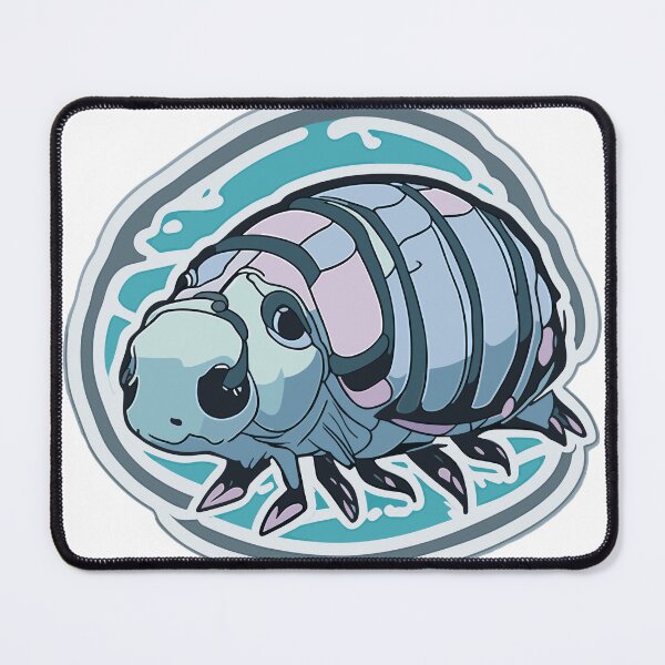 Item preview, Dairy Cow Isopod - Cool Blue Sticker designed and sold by trendtopsco.