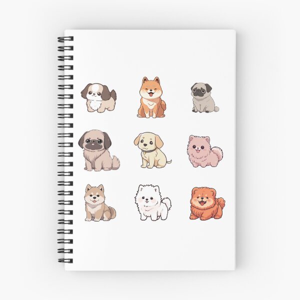 Item preview, Cute Anime Dog Sticker Sheet designed and sold by SundayDonuts.