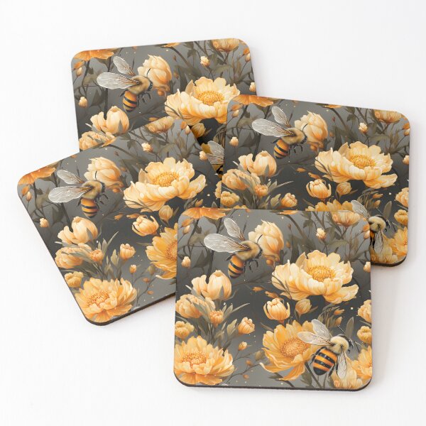 Item preview, Honeycomb and Bee Pattern 20 designed and sold by DigitalPatternx.