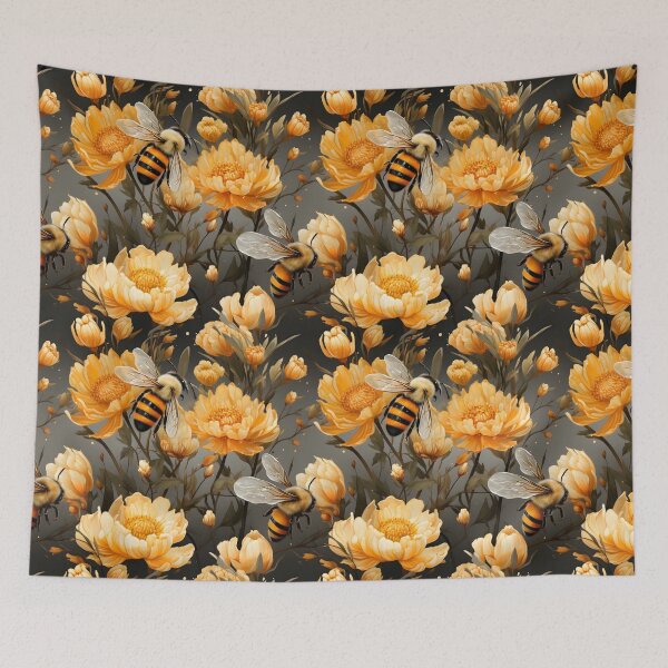 Item preview, Honeycomb and Bee Pattern 20 designed and sold by DigitalPatternx.