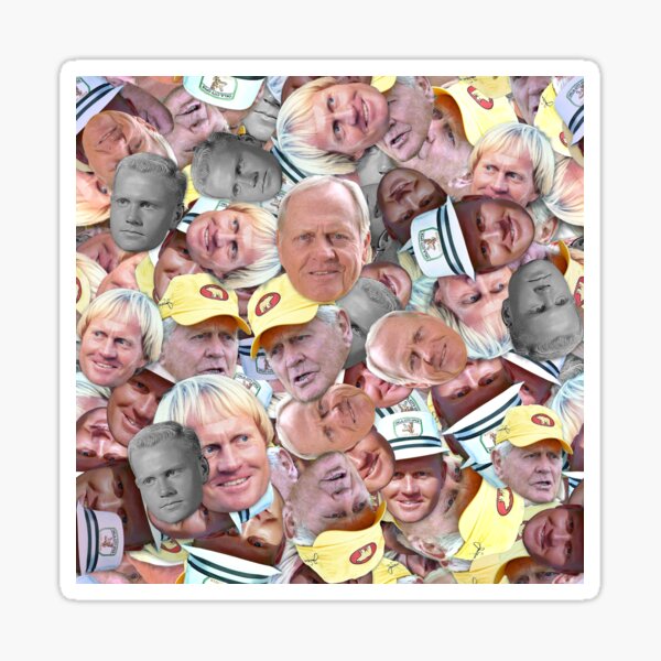 Item preview, Jack Nicklaus  - Golf face pattern designed and sold by ManOfManyFaces.