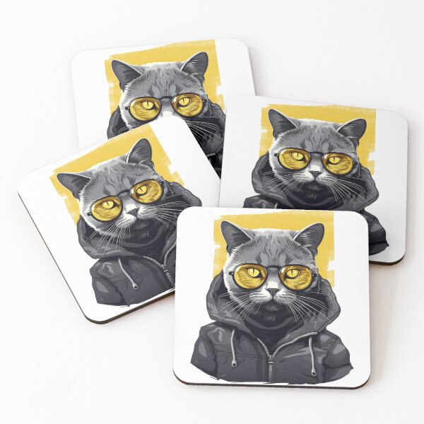 Item preview, Urban Zen Guardian: Chartreux Cat Spirit | Cat Lovers designed and sold by DarcoDesigns.
