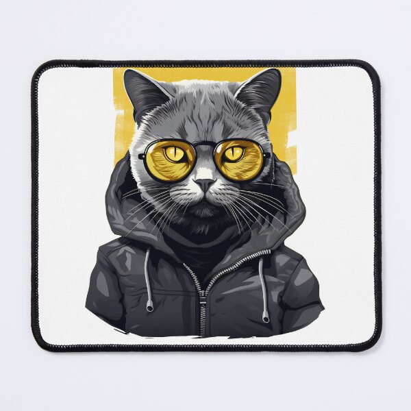 Item preview, Urban Zen Guardian: Chartreux Cat Spirit | Cat Lovers designed and sold by DarcoDesigns.