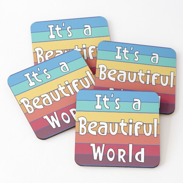 Item preview, It's a Beautiful World designed and sold by Kathy Kuczek.