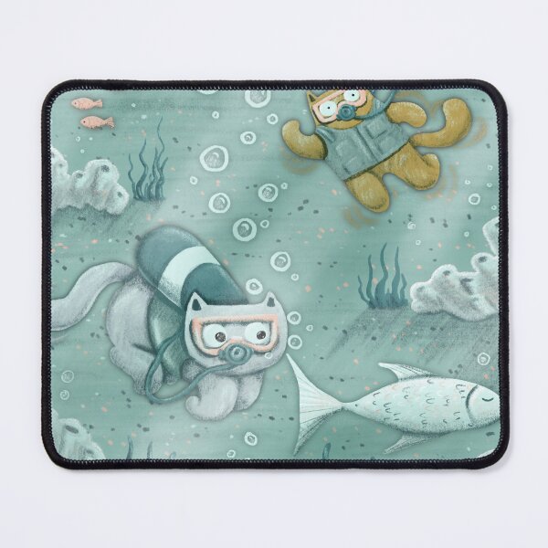 Item preview, Kitty Cat Divers designed and sold by Julia Sol.