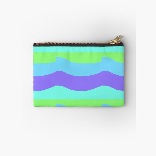 Item preview, Teal Blue Purple Green Color Waves designed and sold by awsomepatterns.