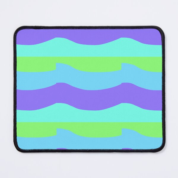 Item preview, Teal Blue Purple Green Color Waves designed and sold by awsomepatterns.