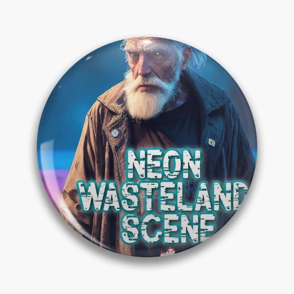 Aperçu de l'œuvre Scène Neon Wasteland - Cyberpunk créée et vendue par Punk-One.